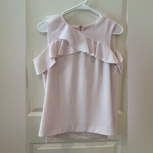 Ted Baker Ruffle blouse, pale pink